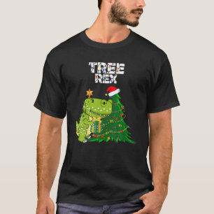 Tree Rex Dinosaur Christmas Costume Tree Gift T-Shirt