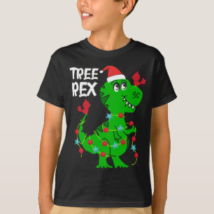 Tree Rex. Funny Dinosaur Gift Cute Dino Christmas  T-Shirt