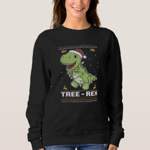 Tree-Rex Funny Dinosaur Pun T-Rex Sweatshirt