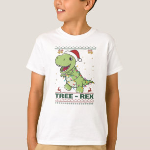 Tree-Rex Funny Dinosaur Pun T-Rex T-Shirt