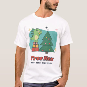 Tree Rex Funny T-Rex Christmas Dinosaur T-Shirt