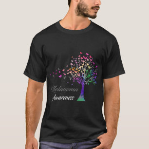 Tree Ribbon Melanoma Awareness T-Shirt