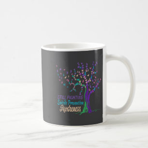 Tree Ribbon Still Fighting Suicide Prevention Awar Coffee Mug