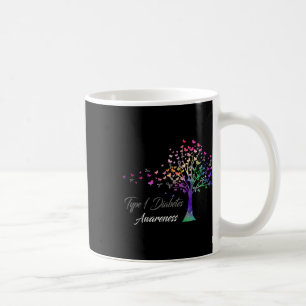 Tree Ribbon Type 1 Diabetes Awareness  Coffee Mug