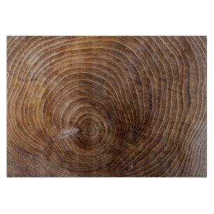 Tree rings cutting board