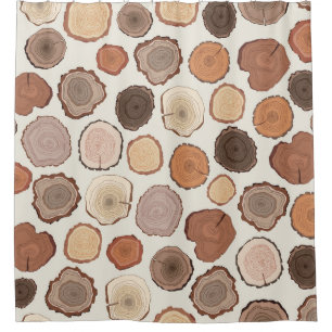 Tree Rings Forest Doodle Pattern