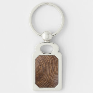 Tree rings keychain
