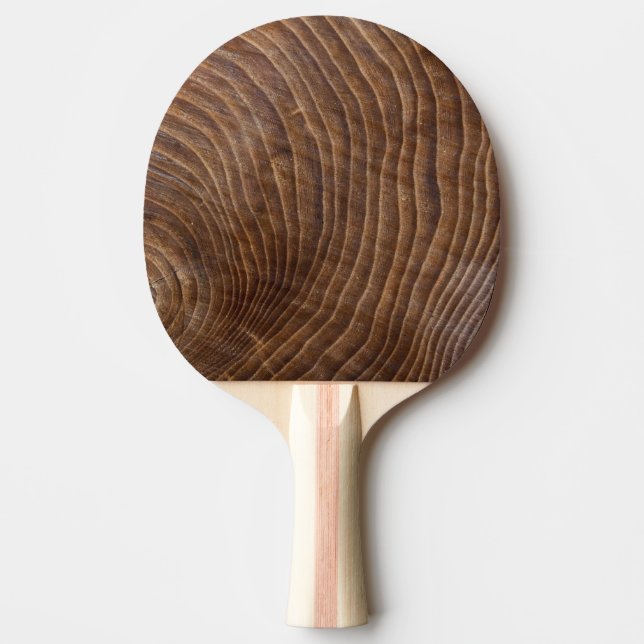 Tree rings ping pong paddle (Front)