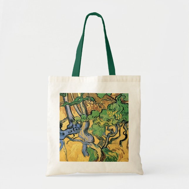 Tree Roots and Trunks by Vincent van Gogh Tote Bag (Front)