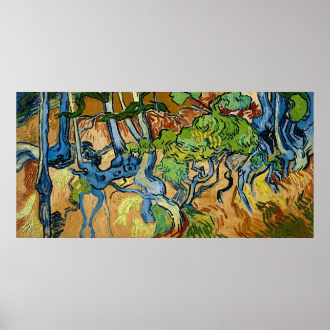 Tree Roots by Vincent van Gogh (July 1890) Poster (Front)
