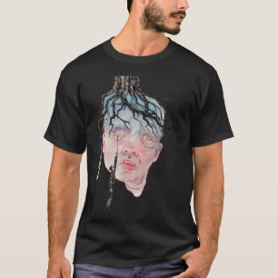 tree roots with dripping head, fish and man T-Shirt