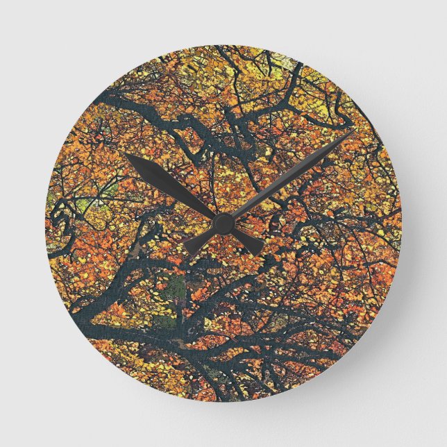 TREE ROUND CLOCK (Front)