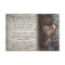 tree rustic wedding accommodations cards