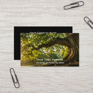 Tree Service Business Card