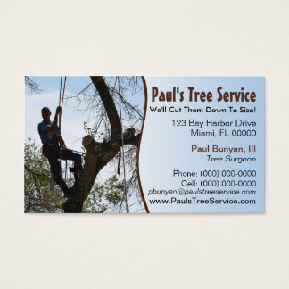 Tree Service Business Cards and Business Card Templates | Zazzle Canada