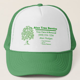 Tree Service Business Card Trucker Hat