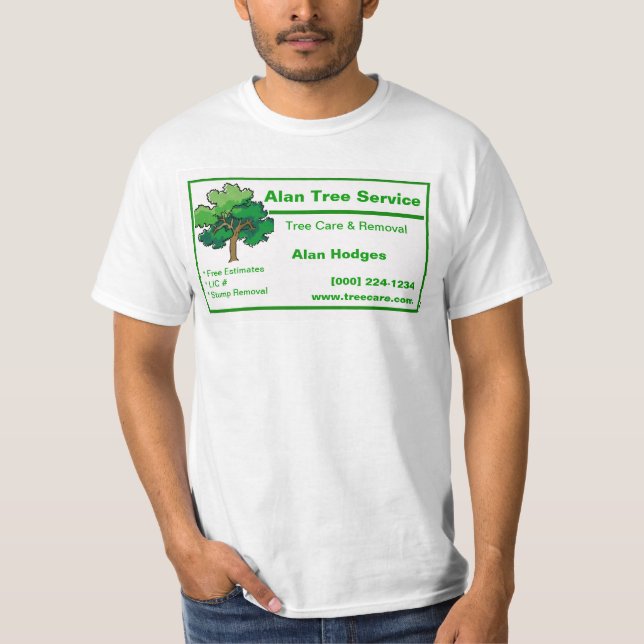 Tree Service  T-Shirt (Front)