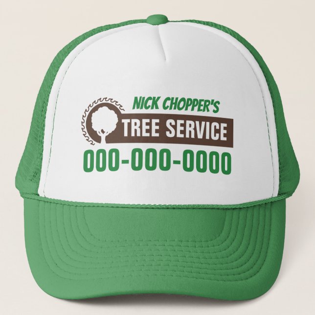 Tree Service Trucker Hat (Front)