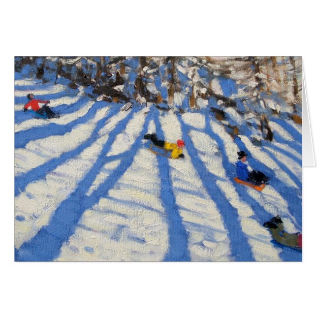 Tree shadows Morzine (Front Horizontal)