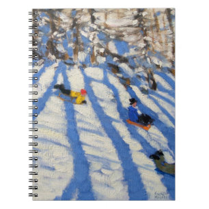 Tree shadows Morzine Notebook