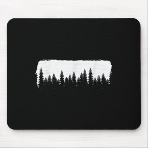 Tree Shirt, Organic Cotton Forest, Screen Graphic Mouse Pad