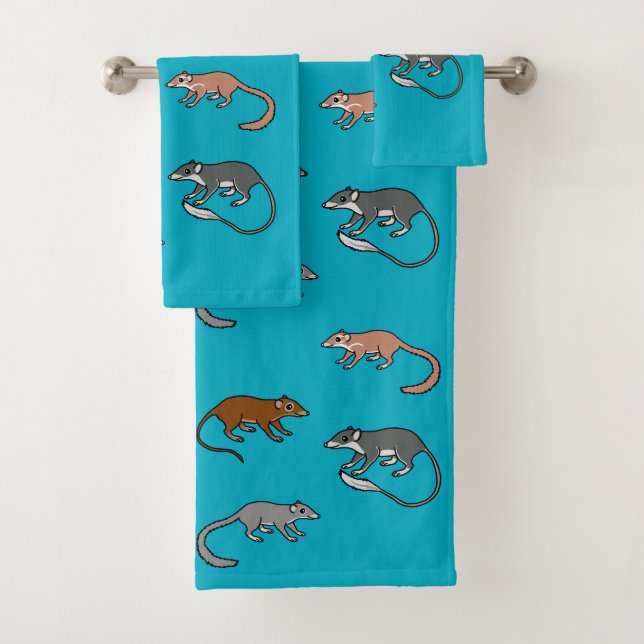Tree Shrews Bath Towel Set (Insitu)