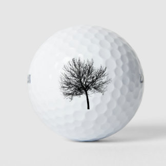Tree Silhouette Golf Balls