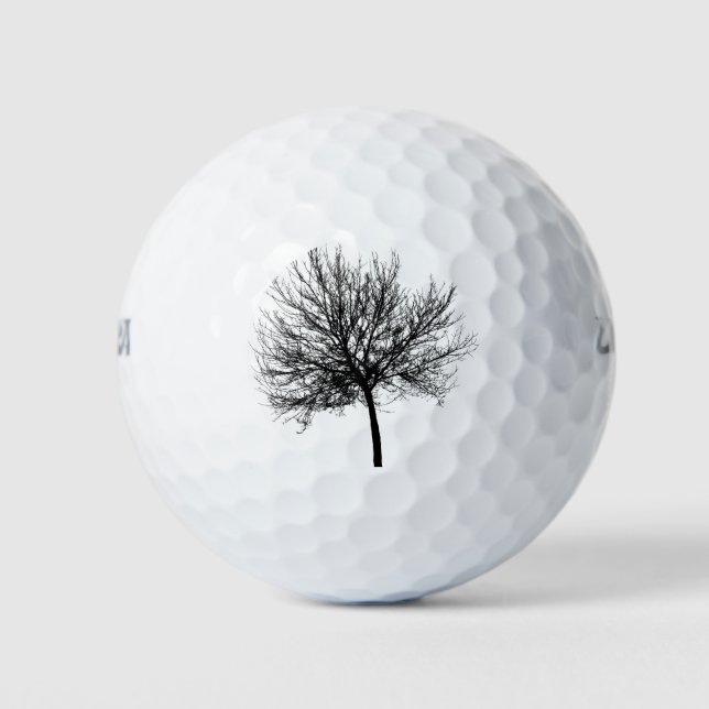 Tree Silhouette Golf Balls (Front)
