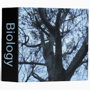 Tree Silhouette Photograph Custom Binder