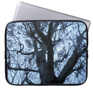 Tree Silhouette Photograph Laptop Sleeve