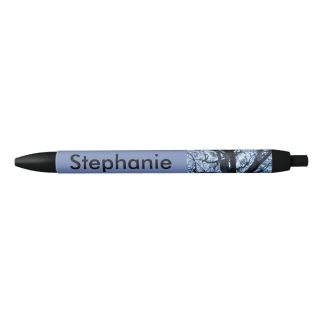 Tree Silhouette Photograph Personalized Pen (Front)
