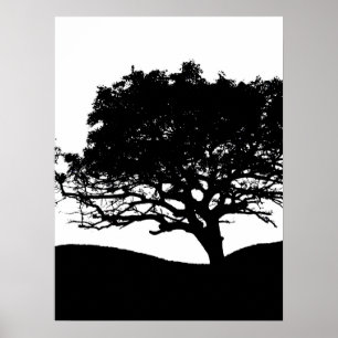 Tree Silhouette Poster