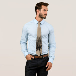 Tree Silhouette Tie