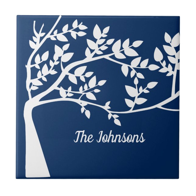 Tree Silhouette Tile (Front)