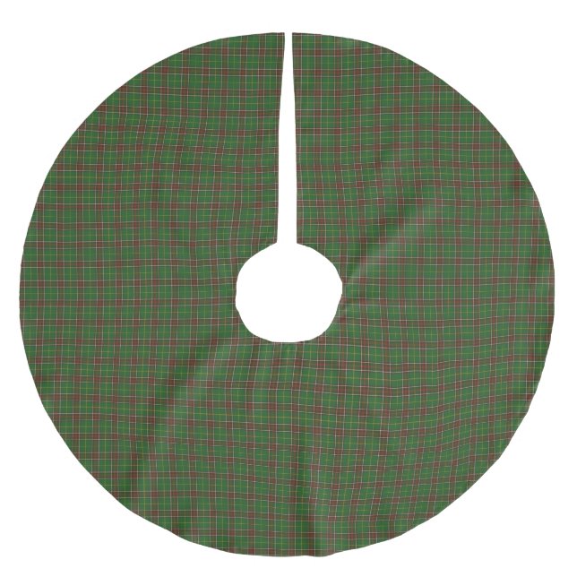 Tree skirt Christmas Newfoundland tartan (Front)