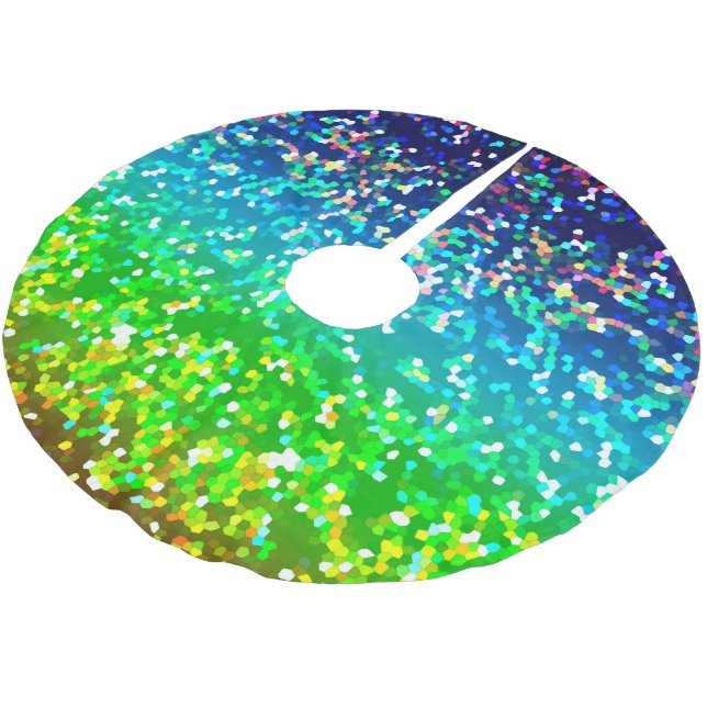 Tree Skirt Glitter Graphic (Angled)