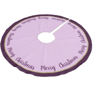 Tree Skirt-Merry Christmas Brushed Polyester Tree Skirt
