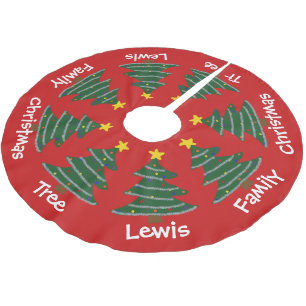 Tree Skirt - Personalized with Trees