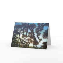 Tree & Sky greeting card