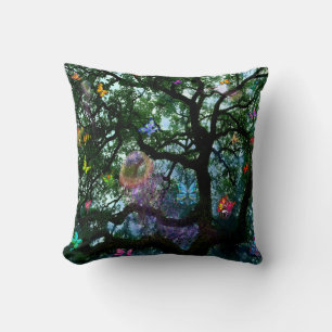 Tree Spirits Throw Pillow
