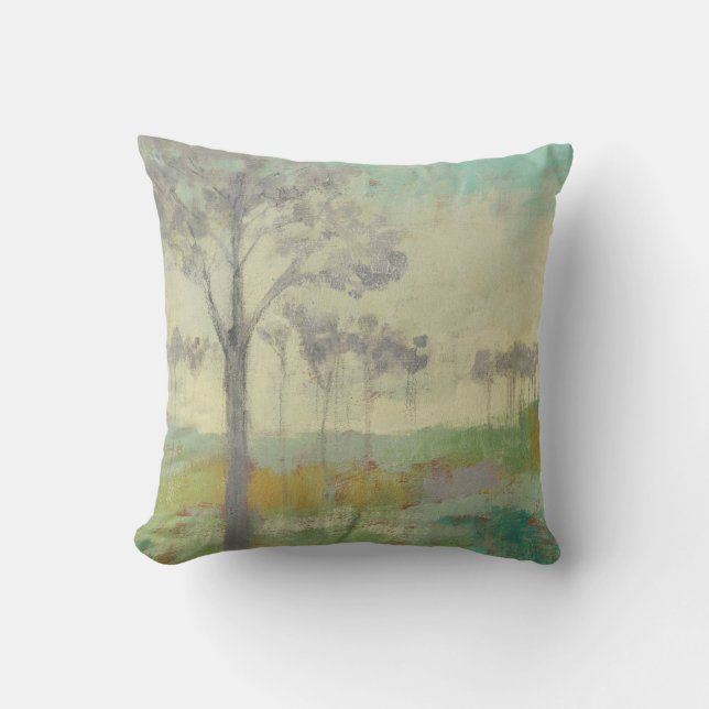 Tree Stand Throw Pillow (Front)
