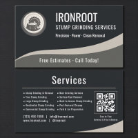Tree Stump Grinding QR Code Professional