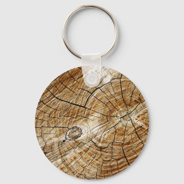 Tree Stump Keychain (Front)