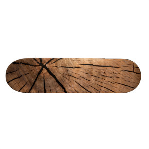 Tree Stump Texture Skateboard