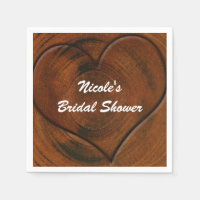 Tree Stump with Carved Heart Rustic Wedding
