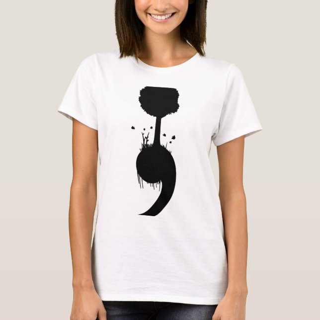 Tree Suicide Depression Prevention  T-Shirt (Front)