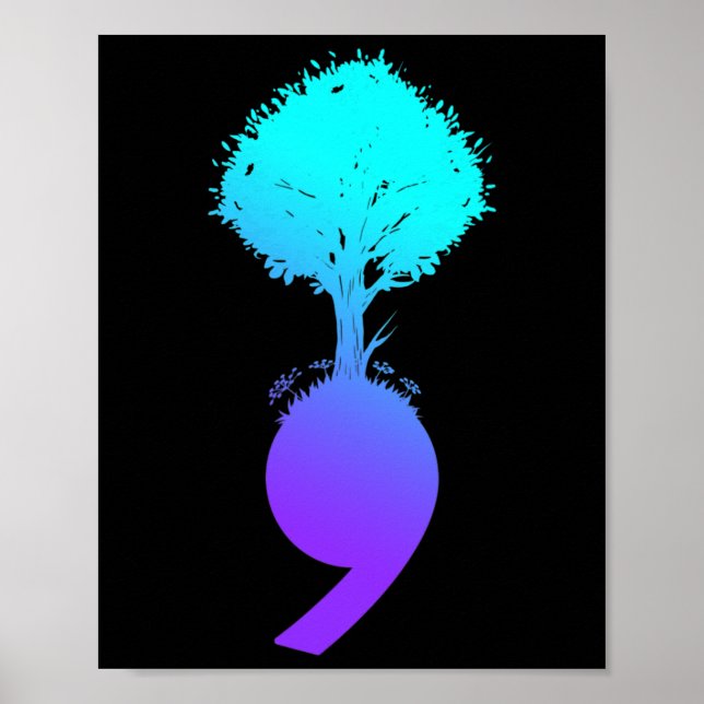 Tree Suicide Prevention Awareness  Poster (Front)