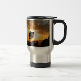 Tree Sunset Travel Mug