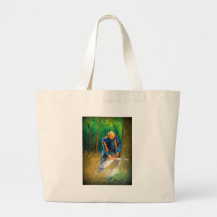 Tree Surgeon Arborist Forester Large Tote Bag