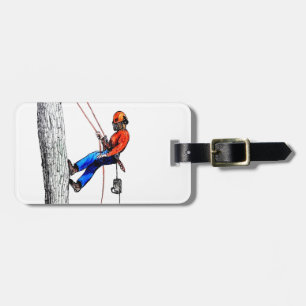 Tree Surgeon Arborist Forester Luggage Tag